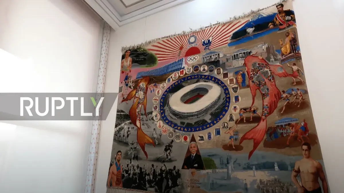 Tabrizi artists weave Tokyo Olympics carpet
