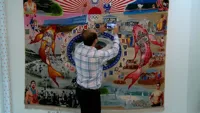 Iranian artists weave world's first interactive carpet dedicated to Tokyo 2020 Olympics